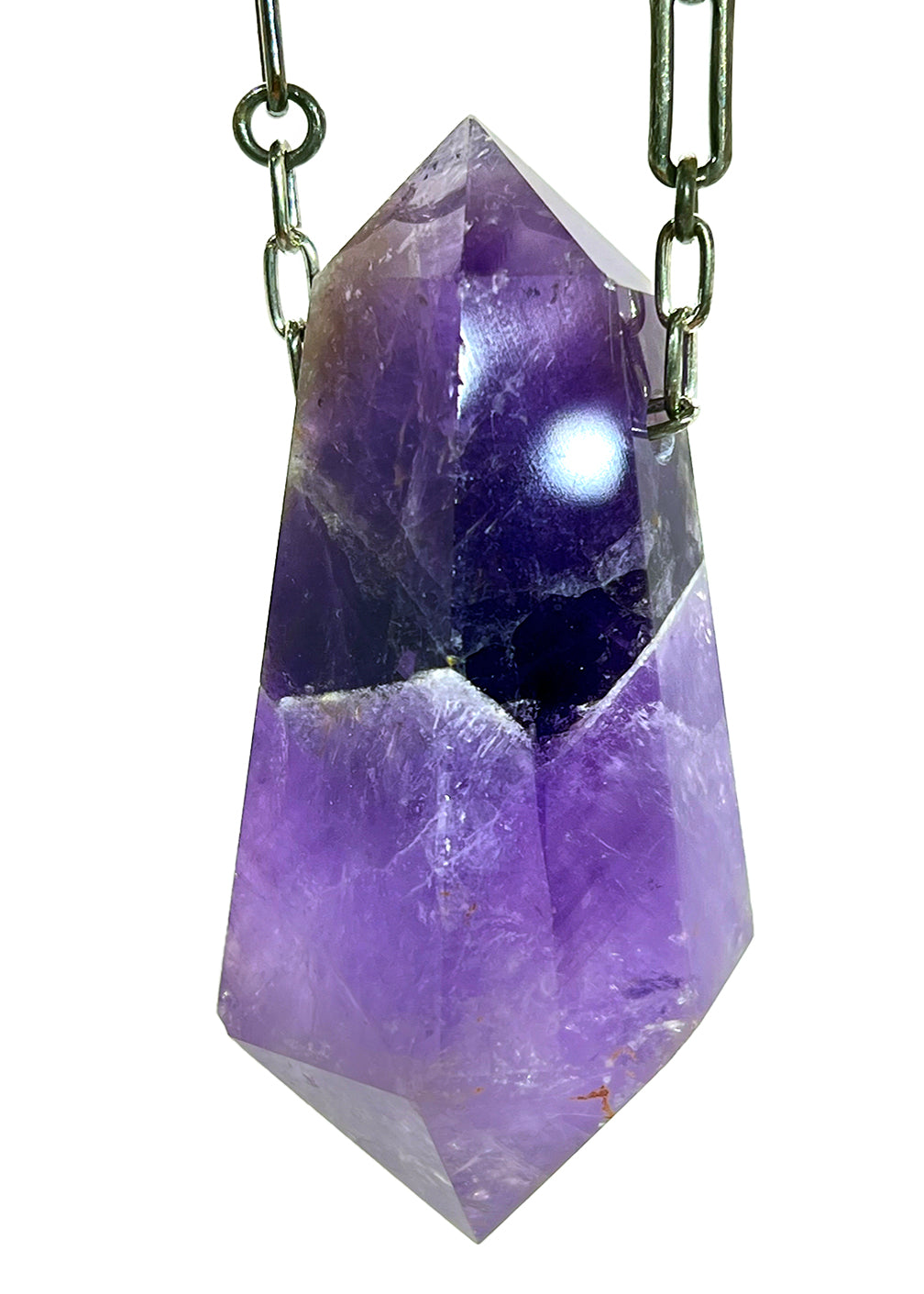 Raw Amethyst Gold Necklace – Vibe Jewelry